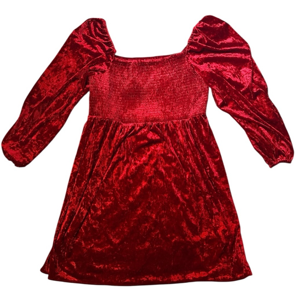 Bar III NWT Red Velvet Midi Dress - Picture 5 of 10
